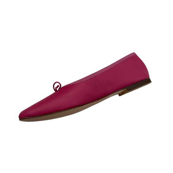 J.Crew Zoe ballet flats in leather hot pink - Picture 2 of 7